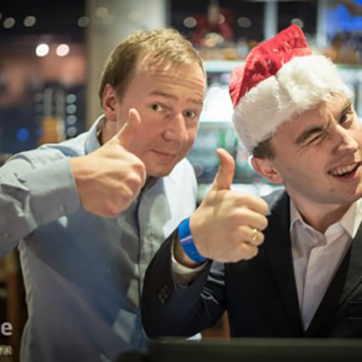 Video from skygate Christmas party 2015 in SkyBar